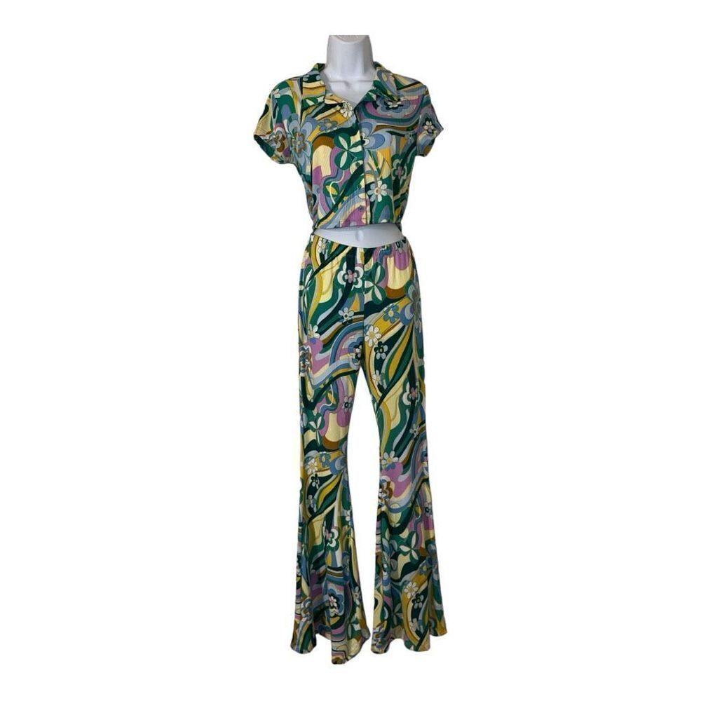 Rue 21 Flare pants and crop top set